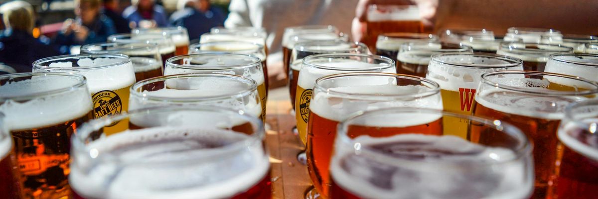Group of people of different ages enjoying physical activity outdoor
